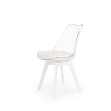 CHAIR K 245, TRANSPARENT / WHITE